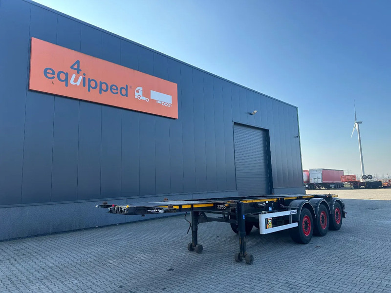 Burg 20FT / 20FT SWAP ADR (EX/II, EX/III, FL, AT) Chassis, 3.690kg, SAF INTRADISC, 2x Liftaxle, NL-chassis - סמיטריילר מוביל מכולות/ החלפת גוף: תמונה 1 Burg 20FT / 20FT SWAP ADR (EX/II, EX/III, FL, AT) Chassis, 3.690kg, SAF INTRADISC, 2x Liftaxle, NL-chassis - סמיטריילר מוביל מכולות/ החלפת גוף: תמונה 1