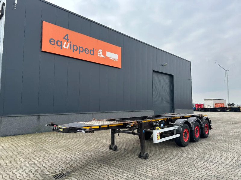 Burg 20FT / 20FT SWAP ADR (EX/II, EX/III, FL, AT), empty weight: 3.690kg, SAF INTRADISC, 2x liftaxle, ALCOA, NL-Chassis - סמיטריילר מוביל מכולות/ החלפת גוף: תמונה 1 Burg 20FT / 20FT SWAP ADR (EX/II, EX/III, FL, AT), empty weight: 3.690kg, SAF INTRADISC, 2x liftaxle, ALCOA, NL-Chassis - סמיטריילר מוביל מכולות/ החלפת גוף: תמונה 1