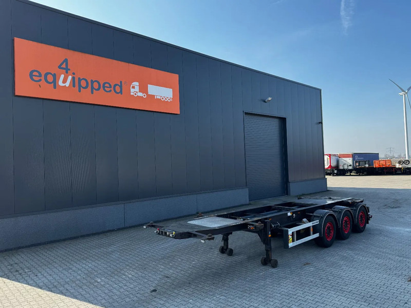 Burg 20FT/3-axles, SAF INTRADISC, ADR (EXII, EXII, FL, AT), 2x LIFTAXLE, NL-Chassis - סמיטריילר מוביל מכולות/ החלפת גוף: תמונה 1 Burg 20FT/3-axles, SAF INTRADISC, ADR (EXII, EXII, FL, AT), 2x LIFTAXLE, NL-Chassis - סמיטריילר מוביל מכולות/ החלפת גוף: תמונה 1
