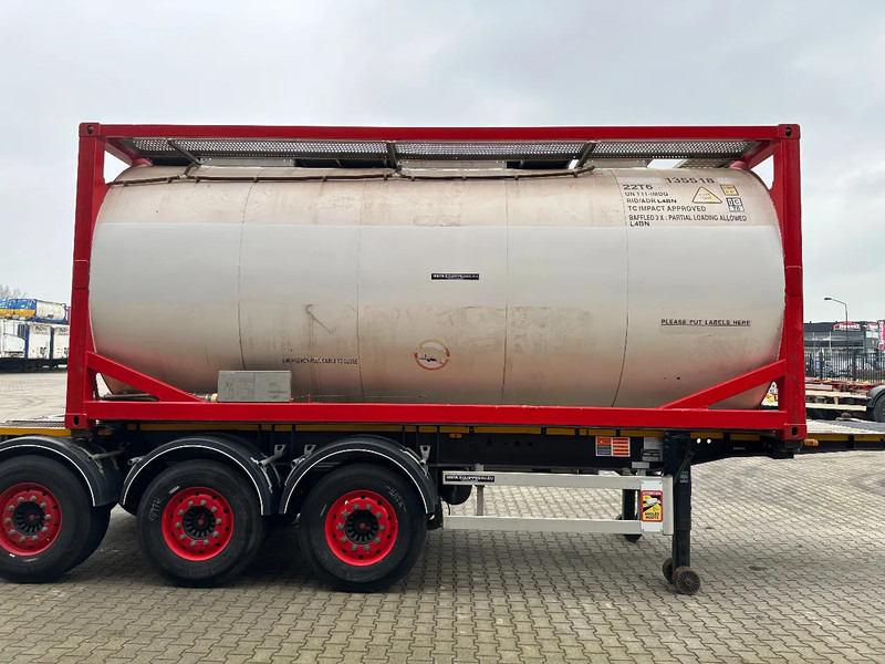 Burg 20FT ADR (EX/II, EX/III, FL, AT) Chassis + Tankcontainer 26.000L /3 baffels - סמיטריילר מכל: תמונה 3 Burg 20FT ADR (EX/II, EX/III, FL, AT) Chassis + Tankcontainer 26.000L /3 baffels - סמיטריילר מכל: תמונה 3