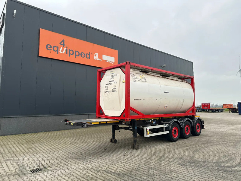 Burg 20FT ADR (EX/II, EX/III, FL, AT) Chassis + Tankcontainer 26.000L /3 baffels - סמיטריילר מכל: תמונה 1 Burg 20FT ADR (EX/II, EX/III, FL, AT) Chassis + Tankcontainer 26.000L /3 baffels - סמיטריילר מכל: תמונה 1