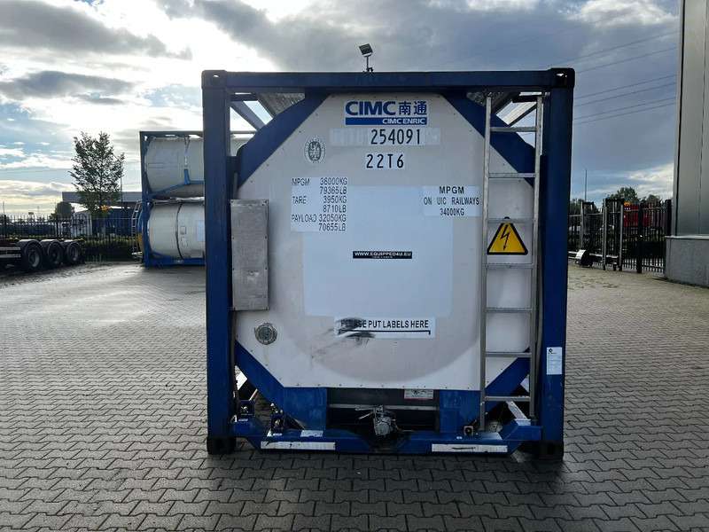 CIMC 20FT ISO, 25.070L/1-COMP/3 BAFFELS/4 manholes, ADR valid until 01/2027 - מכל אחסון: תמונה 3 CIMC 20FT ISO, 25.070L/1-COMP/3 BAFFELS/4 manholes, ADR valid until 01/2027 - מכל אחסון: תמונה 3