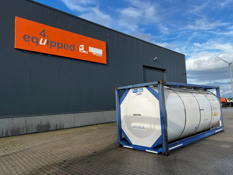 CIMC 20FT ISO, 25.070L/1-COMP/3 BAFFELS/4 manholes, ADR valid until 01/2027 - מכל אחסון: תמונה 1 CIMC 20FT ISO, 25.070L/1-COMP/3 BAFFELS/4 manholes, ADR valid until 01/2027 - מכל אחסון: תמונה 1