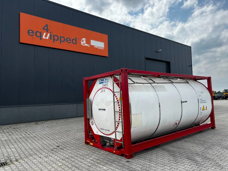 CIMC 20FT ISO, 25.100L/1-COMP/3 BAFFELS/4 manholes, ADR - מכל אחסון: תמונה 1 CIMC 20FT ISO, 25.100L/1-COMP/3 BAFFELS/4 manholes, ADR - מכל אחסון: תמונה 1