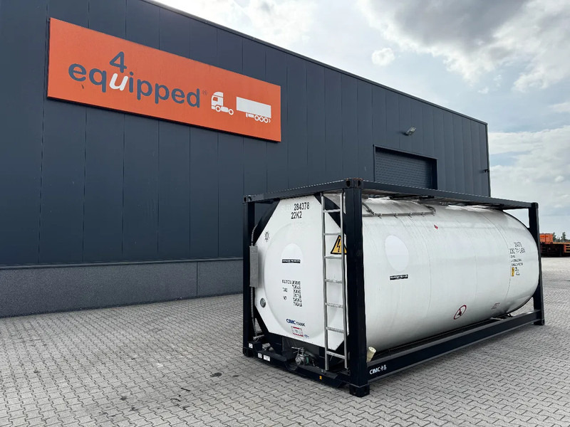 CIMC TOP: 2022, 20FT ISO, 25.030L, L4BN, UN Portable, T11, test:01 -2027 - מכל אחסון: תמונה 1 CIMC TOP: 2022, 20FT ISO, 25.030L, L4BN, UN Portable, T11, test:01 -2027 - מכל אחסון: תמונה 1