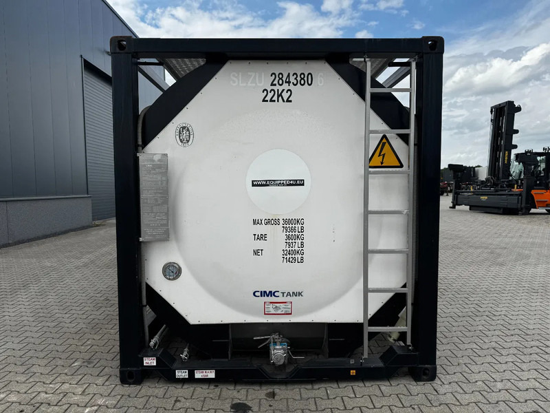 CIMC TOP: 2022, 20FT ISO, 25.030L, L4BN, UN Portable, T11, test: 09-2026 - מכל אחסון: תמונה 4 CIMC TOP: 2022, 20FT ISO, 25.030L, L4BN, UN Portable, T11, test: 09-2026 - מכל אחסון: תמונה 4