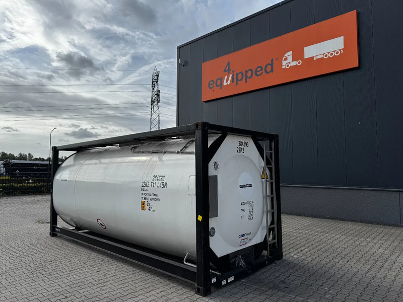 CIMC TOP: 2022, 20FT ISO, 25.030L, L4BN, UN Portable, T11, test: 1-2027 - מכל אחסון: תמונה 3 CIMC TOP: 2022, 20FT ISO, 25.030L, L4BN, UN Portable, T11, test: 1-2027 - מכל אחסון: תמונה 3