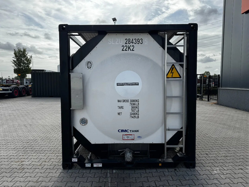 CIMC TOP: 2022, 20FT ISO, 25.030L, L4BN, UN Portable, T11, test: 1-2027 - מכל אחסון: תמונה 4 CIMC TOP: 2022, 20FT ISO, 25.030L, L4BN, UN Portable, T11, test: 1-2027 - מכל אחסון: תמונה 4