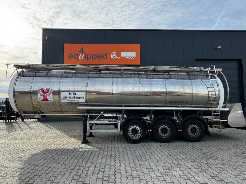 Feldbinder LEBENSMITTEL / LEVENSMIDDELEN FOOD / 33.500L / 3-COMP / PUMPE / INOX / NL-trailer / APK: 10-2026 - סמיטריילר מכל: תמונה 2 Feldbinder LEBENSMITTEL / LEVENSMIDDELEN FOOD / 33.500L / 3-COMP / PUMPE / INOX / NL-trailer / APK: 10-2026 - סמיטריילר מכל: תמונה 2