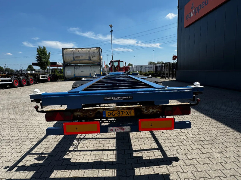 סמיטריילר מוביל מכולות/ החלפת גוף Groenewegen 40FT HC-chassis, BPW+Drum, liftaxle, NL-Chassis: תמונה 10