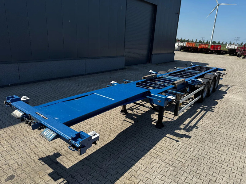 סמיטריילר מוביל מכולות/ החלפת גוף Groenewegen 40FT HC-chassis, BPW+Drum, liftaxle, NL-Chassis: תמונה 6