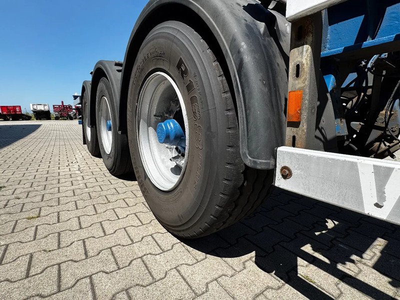 סמיטריילר מוביל מכולות/ החלפת גוף Groenewegen 40FT HC-chassis, BPW+Drum, liftaxle, NL-Chassis: תמונה 20