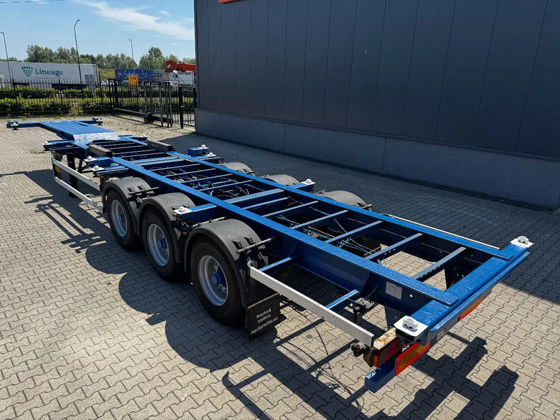 סמיטריילר מוביל מכולות/ החלפת גוף Groenewegen 40FT HC-chassis, BPW+Drum, liftaxle, NL-Chassis: תמונה 7