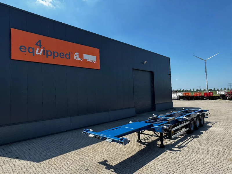 Groenewegen 40FT HC-chassis, BPW+Drum, liftaxle, NL-Chassis - סמיטריילר מוביל מכולות/ החלפת גוף: תמונה 1 Groenewegen 40FT HC-chassis, BPW+Drum, liftaxle, NL-Chassis - סמיטריילר מוביל מכולות/ החלפת גוף: תמונה 1