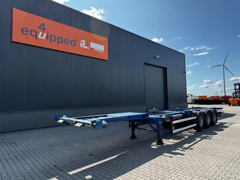 Groenewegen 40FT HC-chassis, BPW+Trommel, Liftachse, NL-Chassis - סמיטריילר מוביל מכולות/ החלפת גוף: תמונה 1 Groenewegen 40FT HC-chassis, BPW+Trommel, Liftachse, NL-Chassis - סמיטריילר מוביל מכולות/ החלפת גוף: תמונה 1