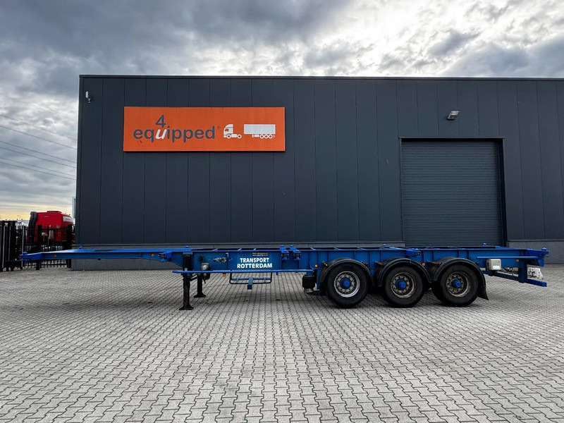 Groenewegen 40FT-chassis / liftaxle / drumbrakes / NL-Chassis - סמיטריילר מוביל מכולות/ החלפת גוף: תמונה 2 Groenewegen 40FT-chassis / liftaxle / drumbrakes / NL-Chassis - סמיטריילר מוביל מכולות/ החלפת גוף: תמונה 2