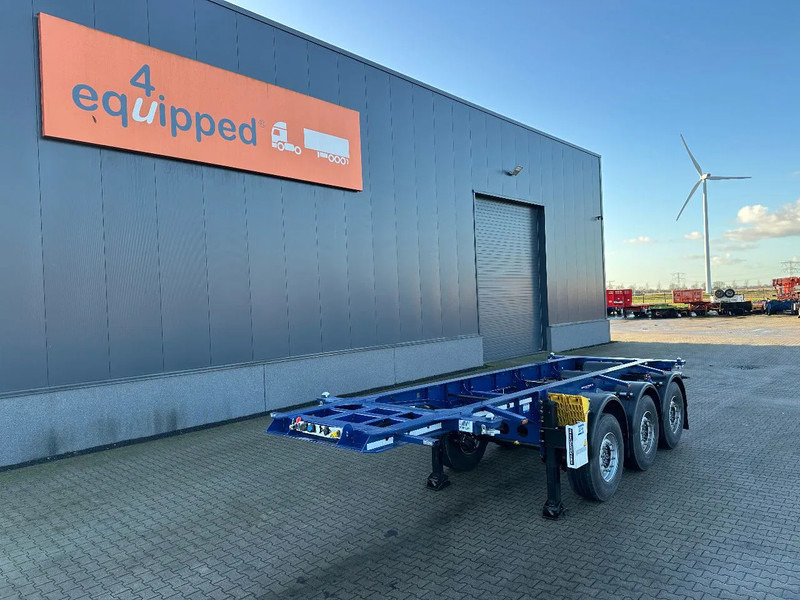 Krone NEW / DIRECT AVAILABLE 20FT ADR-CHASSIS, EMPTY WEIGHT: 3.470kg, DISCBRAKES, LIFTAXLE, 2x available - סמיטריילר מוביל מכולות/ החלפת גוף: תמונה 1 Krone NEW / DIRECT AVAILABLE 20FT ADR-CHASSIS, EMPTY WEIGHT: 3.470kg, DISCBRAKES, LIFTAXLE, 2x available - סמיטריילר מוביל מכולות/ החלפת גוף: תמונה 1