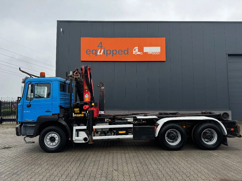 MAN FE 410A, 6x4, EURO 2, Palfinger PK17000 Crane + VDL HOOK, full spring, manual gearbox, MOT 9/2025 - משאית הרמת וו, משאית מנוף: תמונה 4 MAN FE 410A, 6x4, EURO 2, Palfinger PK17000 Crane + VDL HOOK, full spring, manual gearbox, MOT 9/2025 - משאית הרמת וו, משאית מנוף: תמונה 4