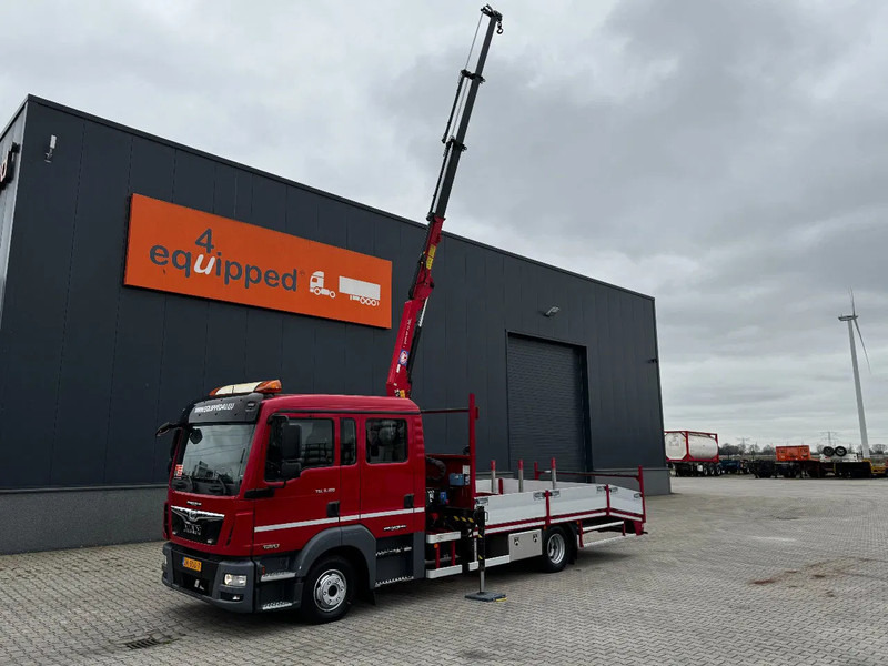 MAN TGL 8.180 Dubbele Cabine (DOKA), HMF535 K3 kraan met slechts 283 uur en 211.164km, EURO-6, oprij-platen, NL-truck, APK: 11/2025 - משאית הובלה אוטומטית, משאית מנוף: תמונה 4 MAN TGL 8.180 Dubbele Cabine (DOKA), HMF535 K3 kraan met slechts 283 uur en 211.164km, EURO-6, oprij-platen, NL-truck, APK: 11/2025 - משאית הובלה אוטומטית, משאית מנוף: תמונה 4