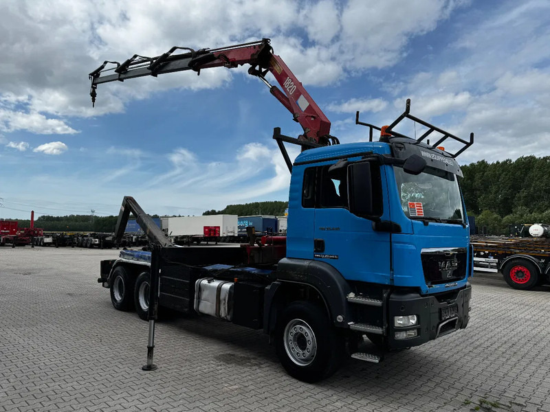 MAN TGS 33.440 6x4, EURO-4, HMF 1823 Crane + VDL HOOK, full spring, manual gearbox, MOT 03/2026 - משאית הרמת וו, משאית מנוף: תמונה 3 MAN TGS 33.440 6x4, EURO-4, HMF 1823 Crane + VDL HOOK, full spring, manual gearbox, MOT 03/2026 - משאית הרמת וו, משאית מנוף: תמונה 3