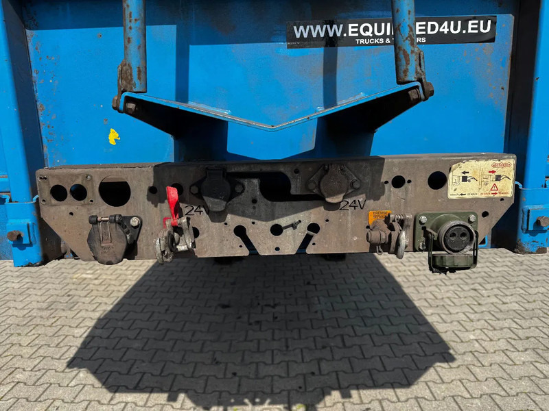 סמיטריילר עם מטען נמוך Nooteboom OSD-48-03V dieplader, NL-trailer, APK: 07/2026, hydraulische oprijplaten + hefplateau, 370cm uitschuifbaar, SAF + trommelremmen: תמונה 11