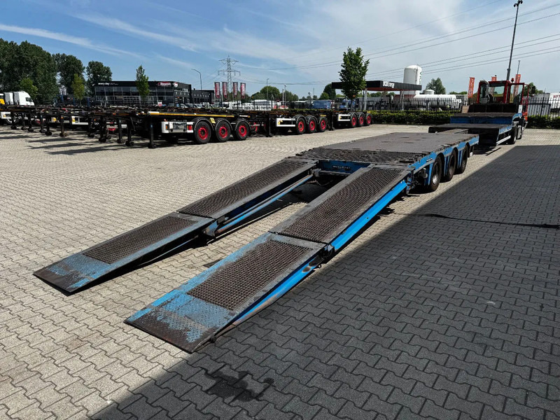 סמיטריילר עם מטען נמוך Nooteboom OSD-48-03V dieplader, NL-trailer, APK: 07/2026, hydraulische oprijplaten + hefplateau, 370cm uitschuifbaar, SAF + trommelremmen: תמונה 7