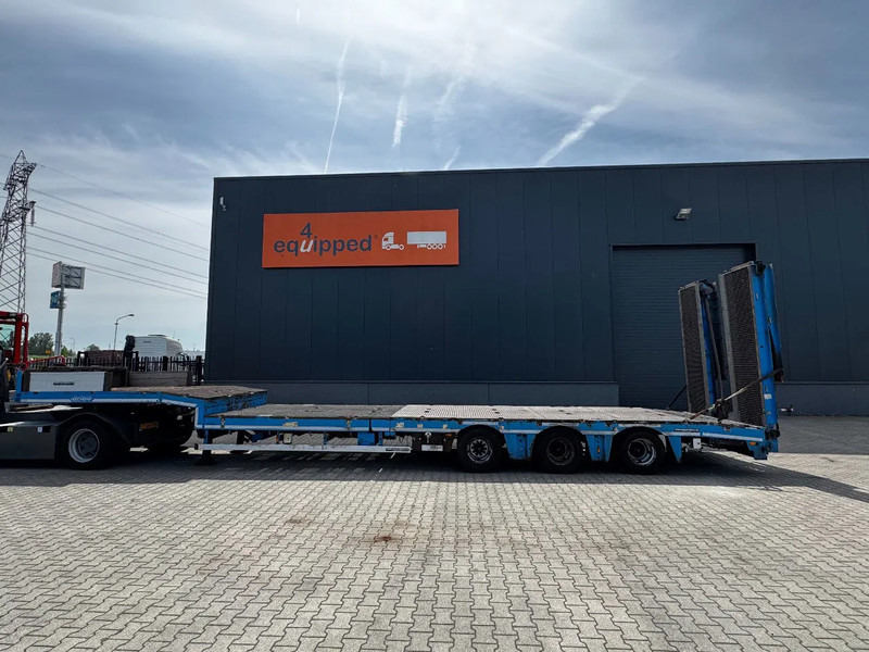סמיטריילר עם מטען נמוך Nooteboom OSD-48-03V dieplader, NL-trailer, APK: 07/2026, hydraulische oprijplaten + hefplateau, 370cm uitschuifbaar, SAF + trommelremmen: תמונה 6