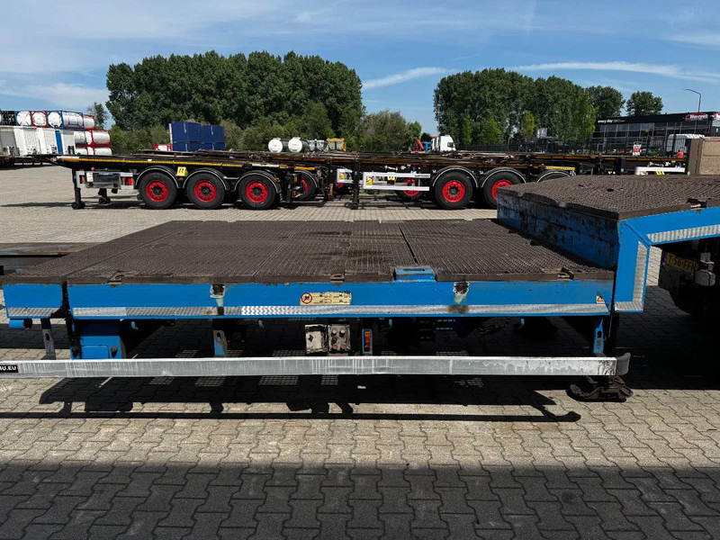 סמיטריילר עם מטען נמוך Nooteboom OSD-48-03V dieplader, NL-trailer, APK: 07/2026, hydraulische oprijplaten + hefplateau, 370cm uitschuifbaar, SAF + trommelremmen: תמונה 16