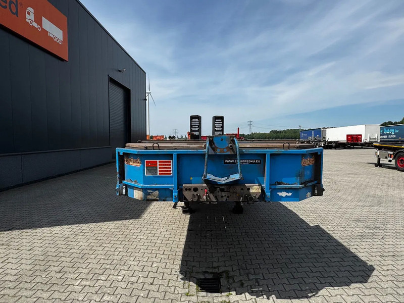 סמיטריילר עם מטען נמוך Nooteboom OSD-48-03V dieplader, NL-trailer, APK: 07/2026, hydraulische oprijplaten + hefplateau, 370cm uitschuifbaar, SAF + trommelremmen: תמונה 10