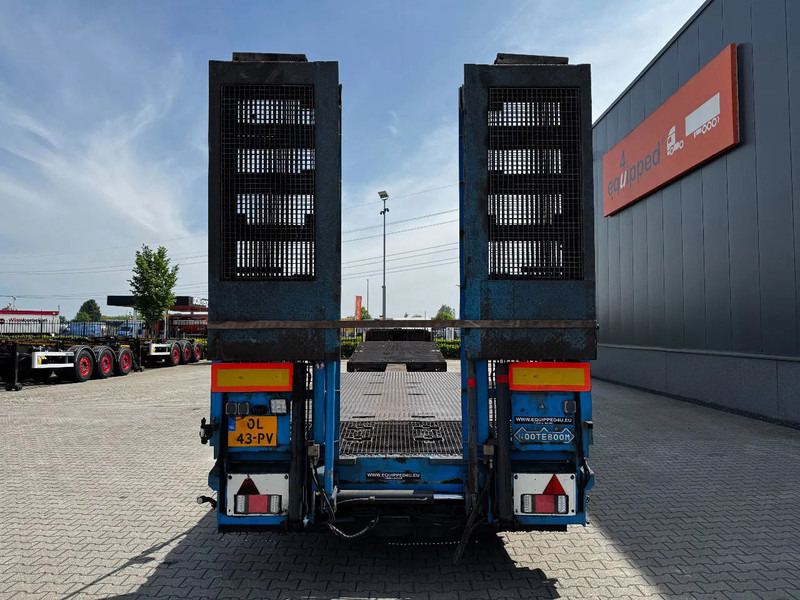 סמיטריילר עם מטען נמוך Nooteboom OSD-48-03V dieplader, NL-trailer, APK: 07/2026, hydraulische oprijplaten + hefplateau, 370cm uitschuifbaar, SAF + trommelremmen: תמונה 8