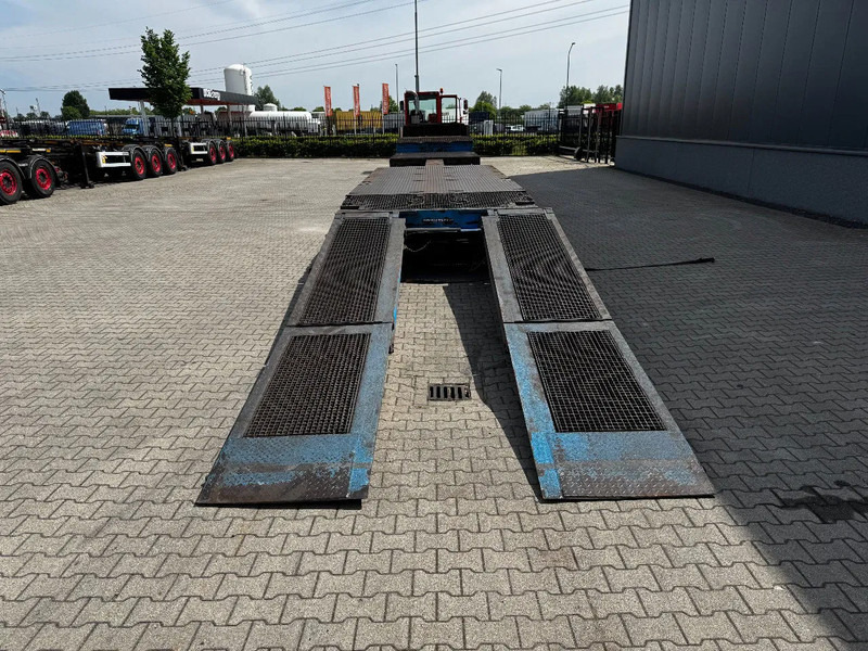 סמיטריילר עם מטען נמוך Nooteboom OSD-48-03V dieplader, NL-trailer, APK: 07/2026, hydraulische oprijplaten + hefplateau, 370cm uitschuifbaar, SAF + trommelremmen: תמונה 9
