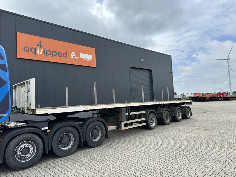 Nooteboom OVB-73-04, 73 tons 4-axle Ballast trailer, 3 hydraulic steering axles, 75% tyres, MOT 03/2026 - סמיטריילר צד נופל/ שטוח: תמונה 1 Nooteboom OVB-73-04, 73 tons 4-axle Ballast trailer, 3 hydraulic steering axles, 75% tyres, MOT 03/2026 - סמיטריילר צד נופל/ שטוח: תמונה 1