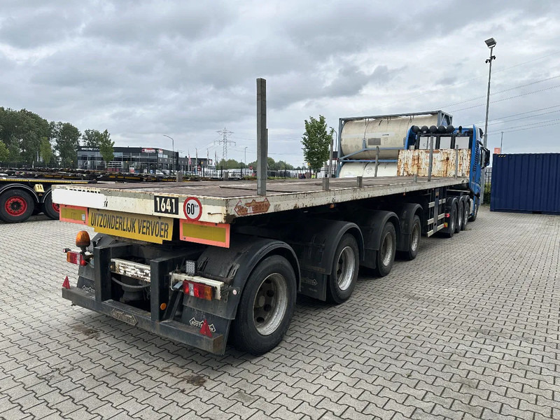 Nooteboom OVB-73-04, 73 tons Ballast trailer, 4 axles, 3 hydraulic steering axles, 75% tyres, MOT 03/2026 - סמיטריילר צד נופל/ שטוח: תמונה 5 Nooteboom OVB-73-04, 73 tons Ballast trailer, 4 axles, 3 hydraulic steering axles, 75% tyres, MOT 03/2026 - סמיטריילר צד נופל/ שטוח: תמונה 5