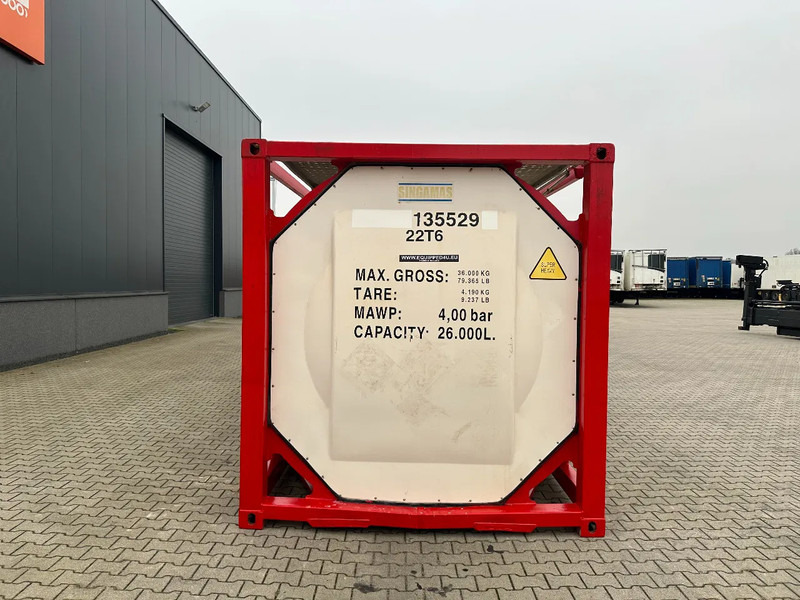 SINGAMAS 20FT ISO, 26.000L/1-COMP/3 BAFFELS/3 manholes, 5Y inspection: 06/2027 - מכל אחסון: תמונה 5 SINGAMAS 20FT ISO, 26.000L/1-COMP/3 BAFFELS/3 manholes, 5Y inspection: 06/2027 - מכל אחסון: תמונה 5