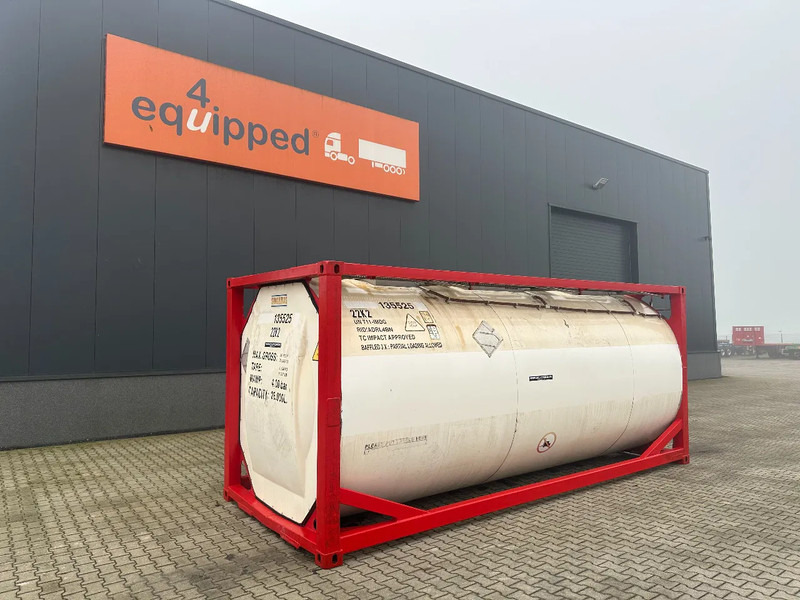 SINGAMAS 20FT ISO, 26.000L/1-COMP/3 BAFFELS/3 manholes, 5Y inspection: 06/2027 - מכל אחסון: תמונה 1 SINGAMAS 20FT ISO, 26.000L/1-COMP/3 BAFFELS/3 manholes, 5Y inspection: 06/2027 - מכל אחסון: תמונה 1