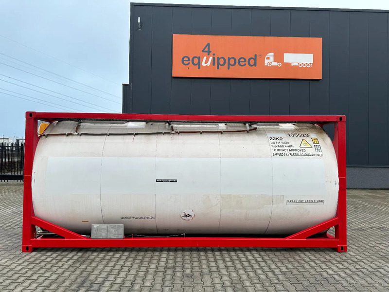 SINGAMAS 20FT ISO, 26.000L/1-COMP/3 BAFFELS/3 manholes, 5Y inspection: 06/2027 - מכל אחסון: תמונה 2 SINGAMAS 20FT ISO, 26.000L/1-COMP/3 BAFFELS/3 manholes, 5Y inspection: 06/2027 - מכל אחסון: תמונה 2