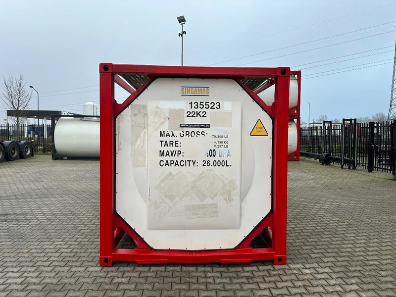 SINGAMAS 20FT ISO, 26.000L/1-COMP/3 BAFFELS/3 manholes, 5Y inspection: 06/2027 - מכל אחסון: תמונה 5 SINGAMAS 20FT ISO, 26.000L/1-COMP/3 BAFFELS/3 manholes, 5Y inspection: 06/2027 - מכל אחסון: תמונה 5