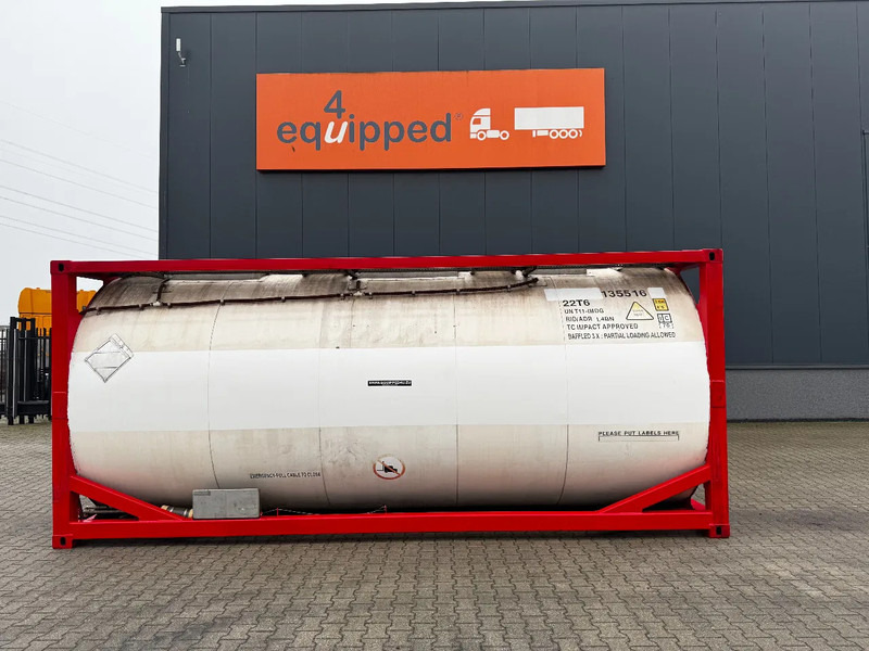 SINGAMAS 20FT ISO, 26.000L/1-COMP/3 BAFFELS/3 manholes, 5Y inspection: 07/2027 - מכל אחסון: תמונה 2 SINGAMAS 20FT ISO, 26.000L/1-COMP/3 BAFFELS/3 manholes, 5Y inspection: 07/2027 - מכל אחסון: תמונה 2