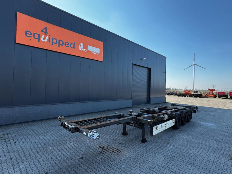 Schmitz Cargobull 40FT HC-chassis, SAF + disc, liftaxle, extendable at the rear, NL-chassis - סמיטריילר מוביל מכולות/ החלפת גוף: תמונה 1 Schmitz Cargobull 40FT HC-chassis, SAF + disc, liftaxle, extendable at the rear, NL-chassis - סמיטריילר מוביל מכולות/ החלפת גוף: תמונה 1