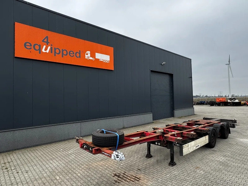 Schmitz Cargobull 40FT HC-chassis, disc, liftaxle, extendable at the rear, WITH WORK!!! - סמיטריילר מוביל מכולות/ החלפת גוף: תמונה 1 Schmitz Cargobull 40FT HC-chassis, disc, liftaxle, extendable at the rear, WITH WORK!!! - סמיטריילר מוביל מכולות/ החלפת גוף: תמונה 1