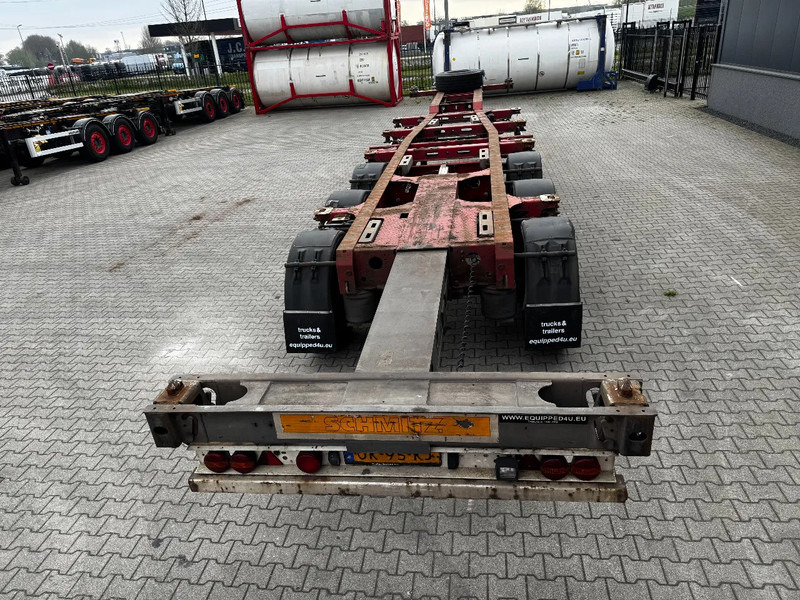 Schmitz Cargobull 40FT HC-chassis, disc, liftaxle, extendable at the rear, WITH WORK!!! - סמיטריילר מוביל מכולות/ החלפת גוף: תמונה 5 Schmitz Cargobull 40FT HC-chassis, disc, liftaxle, extendable at the rear, WITH WORK!!! - סמיטריילר מוביל מכולות/ החלפת גוף: תמונה 5