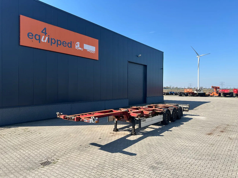 Schmitz Cargobull 40FT HC-chassis, disc, liftaxle, extendable at the rear - סמיטריילר מוביל מכולות/ החלפת גוף: תמונה 1 Schmitz Cargobull 40FT HC-chassis, disc, liftaxle, extendable at the rear - סמיטריילר מוביל מכולות/ החלפת גוף: תמונה 1