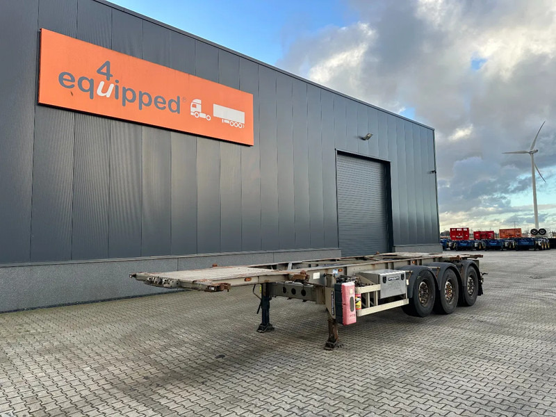 TURBO'S HOET 20FT/30FT, ADR (FL, AT, OX), empty weight: 3.720kg, liftaxle, SAF disc - סמיטריילר מוביל מכולות/ החלפת גוף: תמונה 1 TURBO'S HOET 20FT/30FT, ADR (FL, AT, OX), empty weight: 3.720kg, liftaxle, SAF disc - סמיטריילר מוביל מכולות/ החלפת גוף: תמונה 1