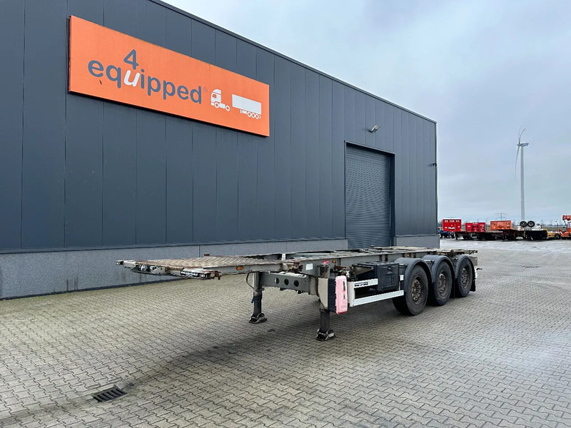 TURBO'S HOET 20FT/30FT, ADR (FL, AT), empty weight: 3.720kg, liftaxle, SAF disc - סמיטריילר מוביל מכולות/ החלפת גוף: תמונה 1 TURBO'S HOET 20FT/30FT, ADR (FL, AT), empty weight: 3.720kg, liftaxle, SAF disc - סמיטריילר מוביל מכולות/ החלפת גוף: תמונה 1