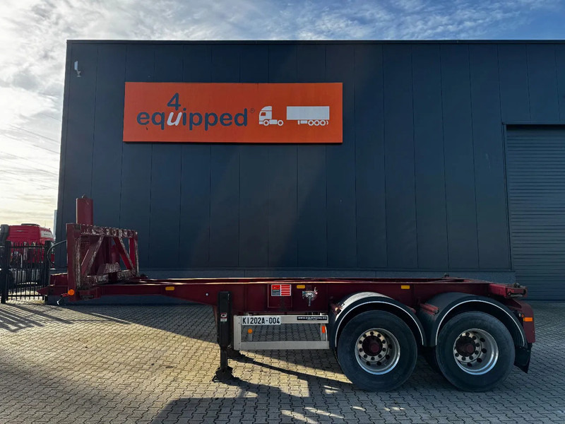 Van Hool 2 AXLE 20FT TIPPING-CHASSIS / TWIN-TIRES / BPW + DRUM / ALCOA / NL-trailer / APK - סמיטריילר מוביל מכולות/ החלפת גוף: תמונה 2 Van Hool 2 AXLE 20FT TIPPING-CHASSIS / TWIN-TIRES / BPW + DRUM / ALCOA / NL-trailer / APK - סמיטריילר מוביל מכולות/ החלפת גוף: תמונה 2