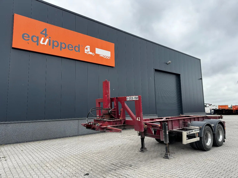 Van Hool 2 AXLE 20FT TIPPING-CHASSIS, TWIN-TIRES, BPW + DRUM, ALCOA - סמיטריילר מוביל מכולות/ החלפת גוף: תמונה 1 Van Hool 2 AXLE 20FT TIPPING-CHASSIS, TWIN-TIRES, BPW + DRUM, ALCOA - סמיטריילר מוביל מכולות/ החלפת גוף: תמונה 1