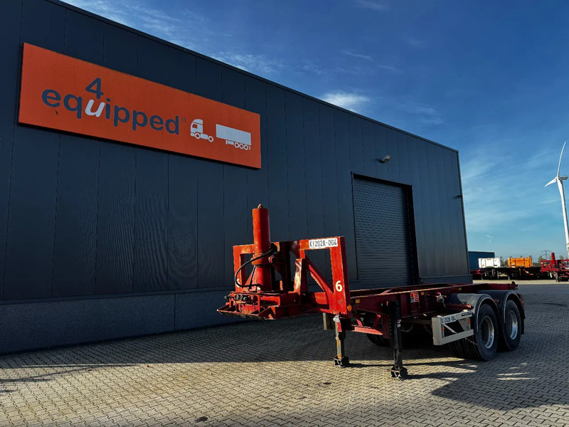 Van Hool 2 AXLE 20FT TIPPING-CHASSIS, TWIN-TIRES, BPW + DRUM, ALCOA - סמיטריילר מוביל מכולות/ החלפת גוף: תמונה 1 Van Hool 2 AXLE 20FT TIPPING-CHASSIS, TWIN-TIRES, BPW + DRUM, ALCOA - סמיטריילר מוביל מכולות/ החלפת גוף: תמונה 1