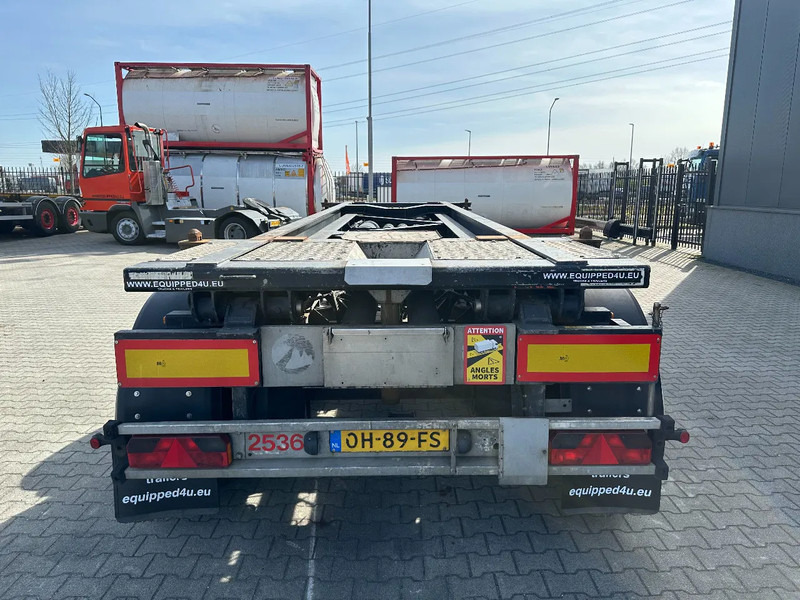 סמיטריילר מוביל מכולות/ החלפת גוף Van Hool 20FT Tipping-chassis, ADR (EX/II, EX/III, FL, AT), SAF, 2 liftaxles, APK/ADR: 10-2025: תמונה 8