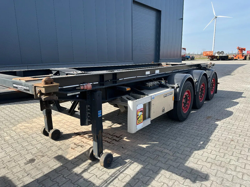 סמיטריילר מוביל מכולות/ החלפת גוף Van Hool 20FT Tipping-chassis, ADR (EX/II, EX/III, FL, AT), SAF, 2 liftaxles, APK/ADR: 10-2025: תמונה 13