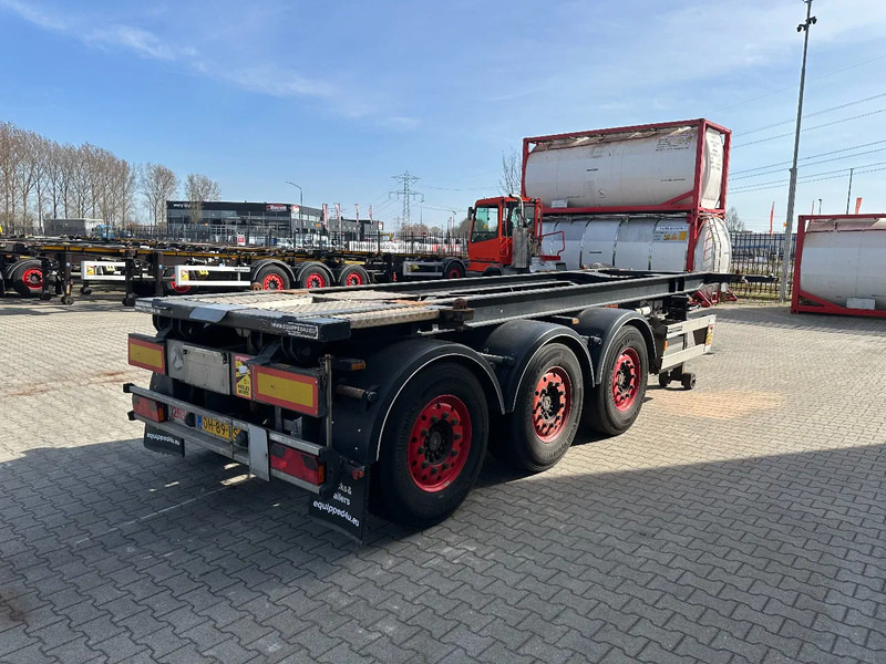 סמיטריילר מוביל מכולות/ החלפת גוף Van Hool 20FT Tipping-chassis, ADR (EX/II, EX/III, FL, AT), SAF, 2 liftaxles, APK/ADR: 10-2025: תמונה 6
